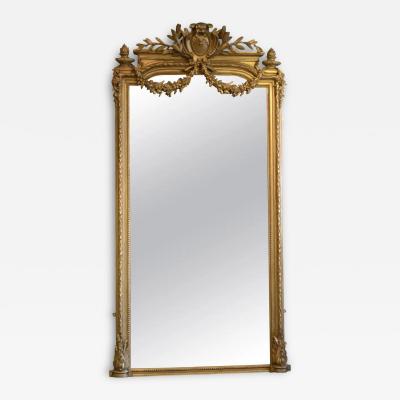 Imposing 19th Century Large Gilt Mirror