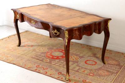 Imposing French 19th Century Mahogany Writing Desk