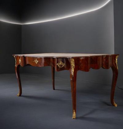 Imposing French 19th Century Mahogany Writing Desk
