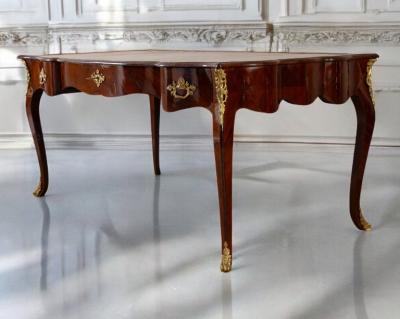 Imposing French 19th Century Mahogany Writing Desk