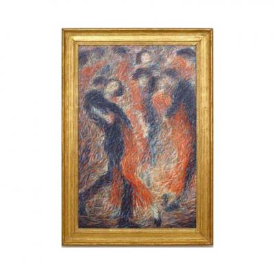 Impressionist Dancers Painting