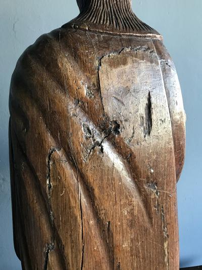 Impressive Antique Carved Santo