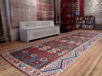 Impressive Antique Konya Kilim
