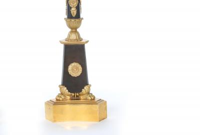 Impressive French Gilt Bronze Torchieres Candelabras