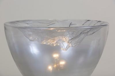 Impressive Huge Pair of Murano Glass and Brass Table Lamps
