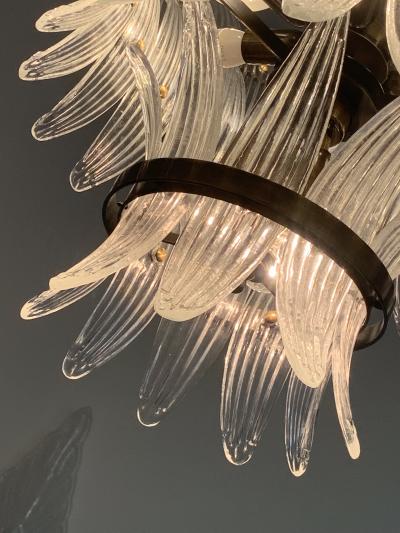 Impressive Italian Murano Glass Sputnik Chandelier Palmetta