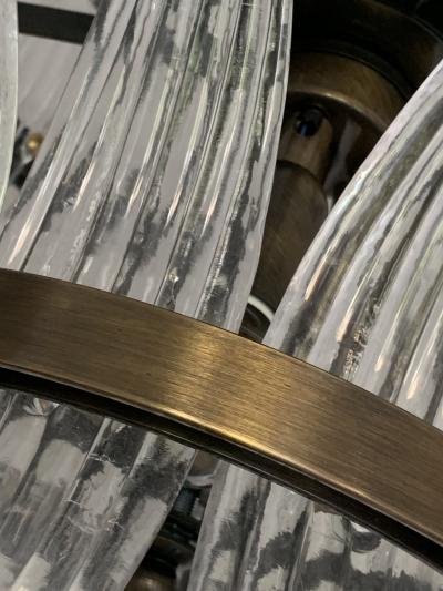 Impressive Italian Murano Glass Sputnik Chandelier Palmetta