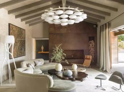 Impressive Midcentury Modern Cloud Chandelier from Volksgarten Milchhalle Vienna