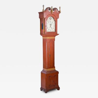 Impressive Painted Tall case Clock