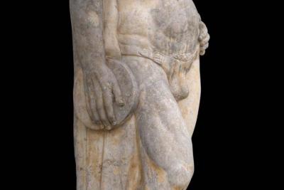 Impressive Pair of Marble Sculptures