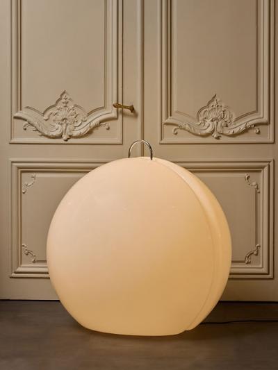 Impressive Vintage Plexi Spherical Floor Lamp