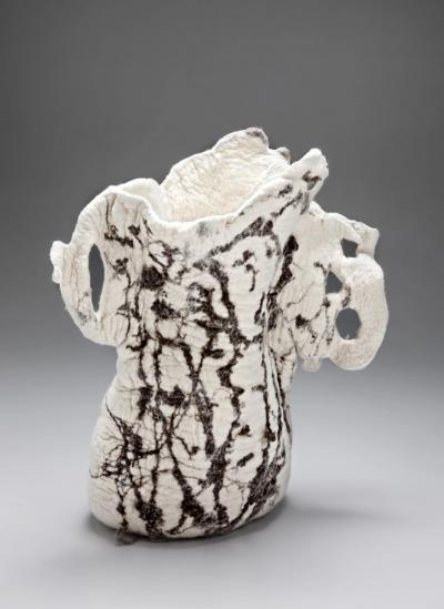 In s Schertel Buen ssima 2020 Naturally Dyed Felted Wool Vase by In s Schertel Brazil