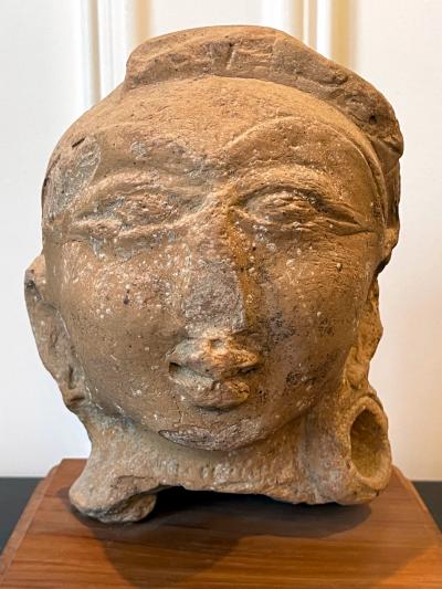 Indian Terracotta Sculpted Head Gupta Period