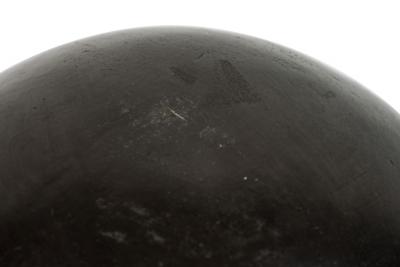 Indigenous American Black and Gray Vase with Figurative Design