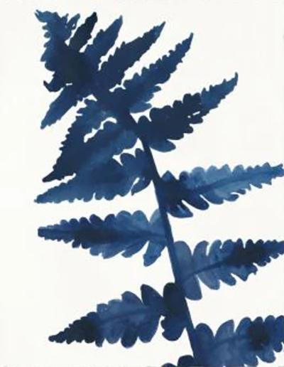 Indigo Blue Exotic Foliage VIII
