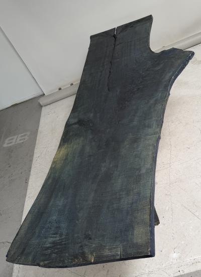 Indigo Dyed Live Edge Dining Table