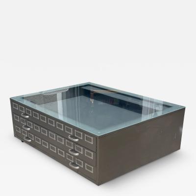 Industrial Chic Lateral Architects Filing Cabinet Coffee Table