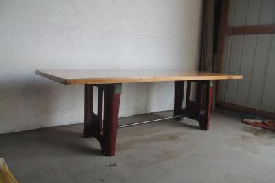 Industrial Dining or Conference Room Table