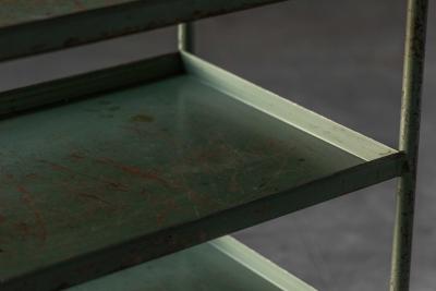 Industrial Green Painted Trolley Mid 20th Century
