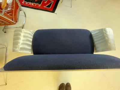 Industrial Heavy Aluminum Bench loveseat