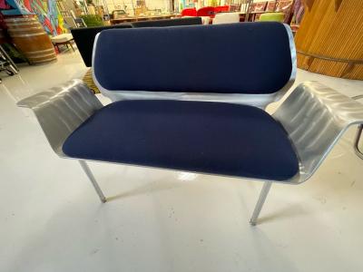 Industrial Heavy Aluminum Bench loveseat