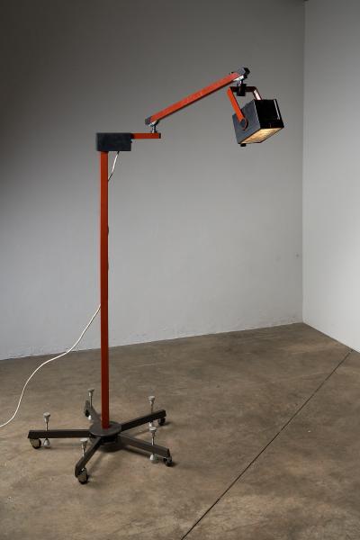 Industrial Medical Pivot Floor Lamp 1960s