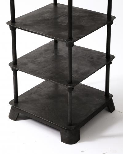 Industrial Metal Shelf United States c 1940