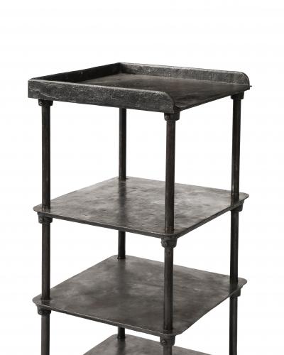 Industrial Metal Shelf United States c 1940