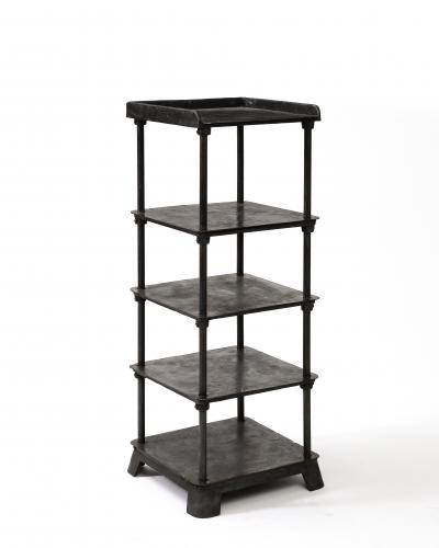 Industrial Metal Shelf United States c 1940