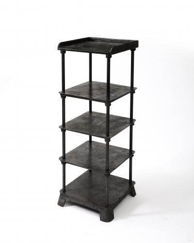 Industrial Metal Shelf United States c 1940