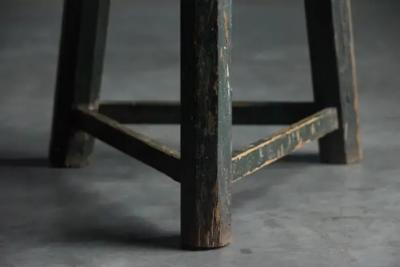 Industrial Primitive Stool France 19th Century