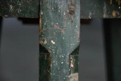 Industrial Primitive Stool France 19th Century