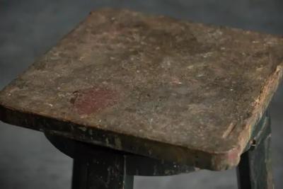 Industrial Primitive Stool France 19th Century