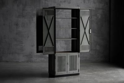 Industrial Steel Cabinet France 1960s