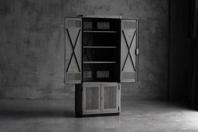 Industrial Steel Cabinet France 1960s