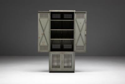 Industrial Steel Cabinet France 1960s