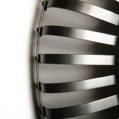 Industrial Style Midcentury Round Mirror 1960s