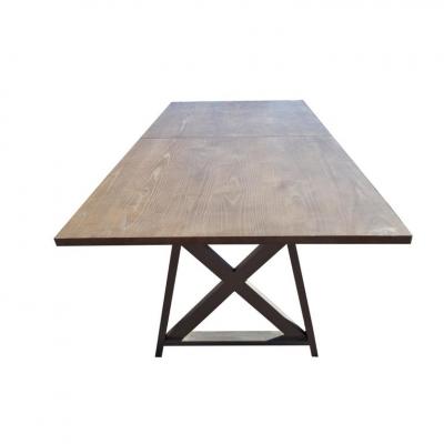 Industrial Trestle Base Work Table Desk