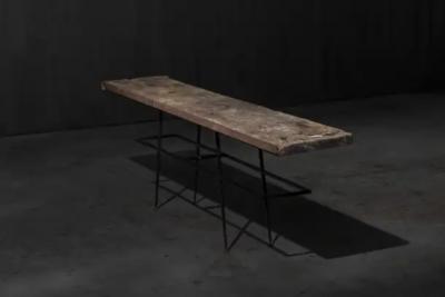 Industrial Wabi Sabi Console Table France 21st Century