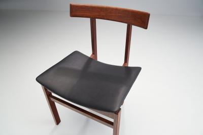 Inger Klingenberg Set of 6 Model 193 dining chairs by Inger Klingenberg for France S n DK 60s