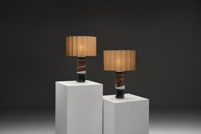 Inger Persson Pair of Table Lamps by Inger Persson for R rstrand Atelj Sweden ca 1960s