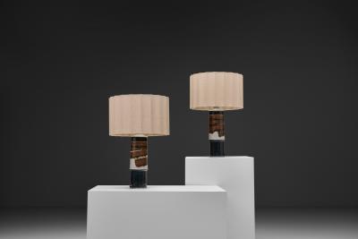 Inger Persson Pair of Table Lamps by Inger Persson for R rstrand Atelj Sweden ca 1960s