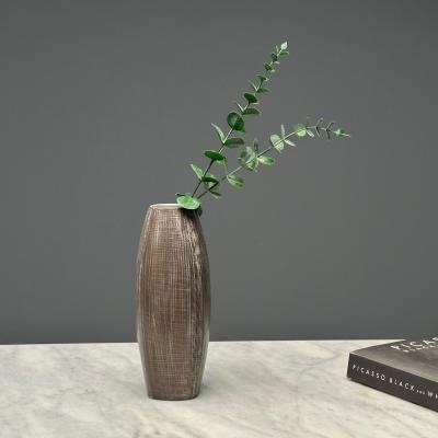 Ingrid Atterberg Ekeby Swedish Mid Century Modern Tan Vase Stoneware 1960s