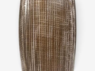 Ingrid Atterberg Ekeby Swedish Mid Century Modern Tan Vase Stoneware 1960s