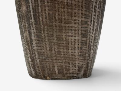 Ingrid Atterberg Ekeby Swedish Mid Century Modern Tan Vase Stoneware 1960s