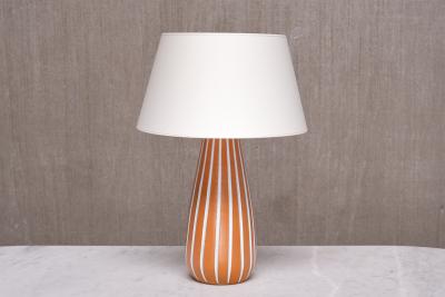 Ingrid Atterberg Ingrid Atterberg Inca Ceramic Table Lamp Upsala Ekeby 1947