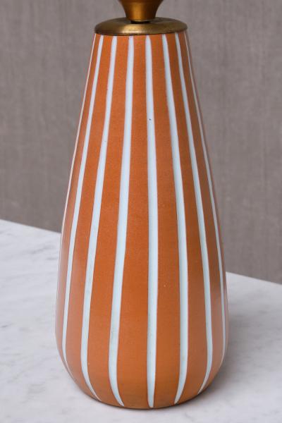 Ingrid Atterberg Ingrid Atterberg Inca Ceramic Table Lamp Upsala Ekeby 1947