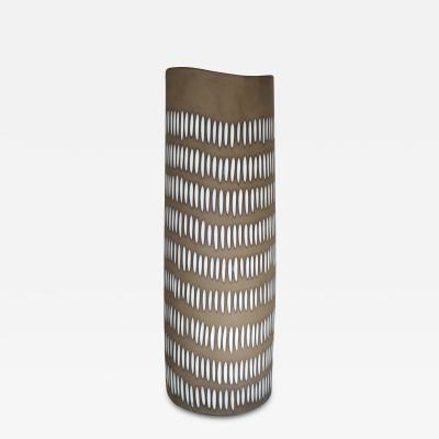 Ingrid Atterberg Tall Ceramic Vase by Ingrid Atterberg Negro Series