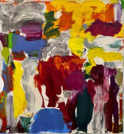 Ingrid Floss 1970 Cologne Germany Painting 2023