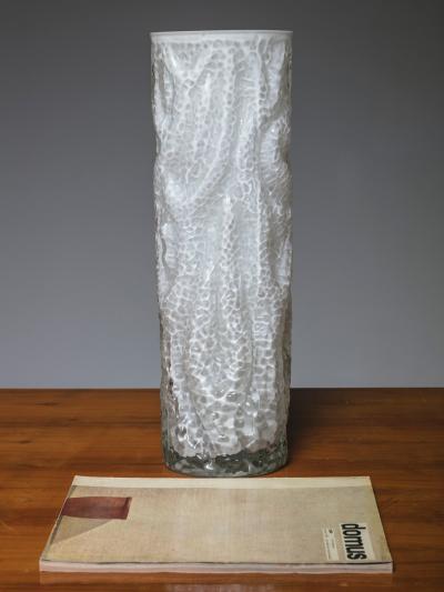 Ingrid Glass Large Bark Textured Vase by Ingrid Glass